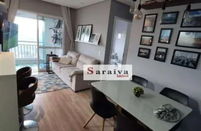 Apartamento com 2 dormitórios à venda, 58 m² por r$ 575.000,00 - vila homero thon - santo andré/sp