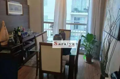 Apartamento com 3 dormitórios à venda, 67 m² por r$ 445.000 - vila homero thon - santo andré/sp