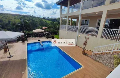 Sobrado com 6 dormitórios à venda, 500 m² por r$ 3.000.000,00 - rio abaixo - atibaia/sp