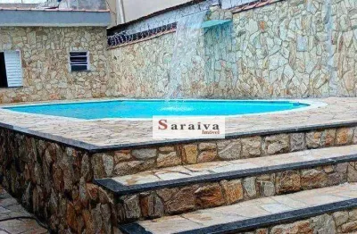 Casa com 3 dormitórios à venda, 91 m² por r$ 585.000,00 - balneário cavalo marinho - mongaguá/sp