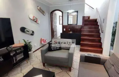 Sobrado com 3 dormitórios à venda, 135 m² por r$ 550.000 - parque dos pássaros - são bernardo do campo/sp