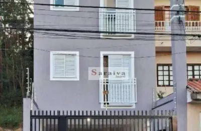 Cobertura com 2 dormitórios à venda, 77 m² por r$ 380.000 - jardim milena - santo andré/sp