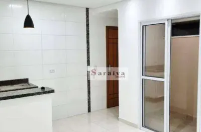 Apartamento com 2 dormitórios à venda, 39 m² por r$ 275.000,00 - jardim cristiane - santo andré/sp