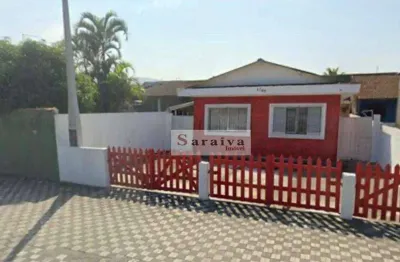 Casa com 3 dormitórios à venda, 132 m² por r$ 430.000,00 - balneário barigui - mongaguá/sp