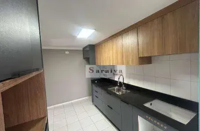Apartamento com 2 dormitórios à venda, 76 m² por r$ 530.000 - vila camilópolis - santo andré/sp
