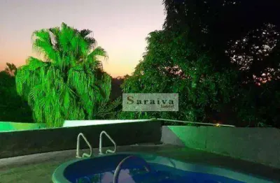 Chácara com 3 dormitórios à venda, 1600 m² por r$ 430.000,00 - palmeiras de são paulo - suzano/sp