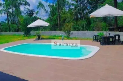 Chácara com 1 dormitório à venda, 1000 m² por r$ 380.000,00 - estância piratininga - suzano/sp