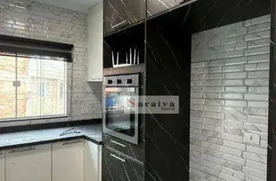 Sobrado com 2 dormitórios para alugar, 108 m² por r$ 1.500,00/mês - sítio dos vianas - santo andré/sp