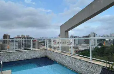 Studio com 1 dormitório para alugar, 33 m² por R$ 3.338,00/mês - Rudge Ramos - São Bernardo do Campo/SP