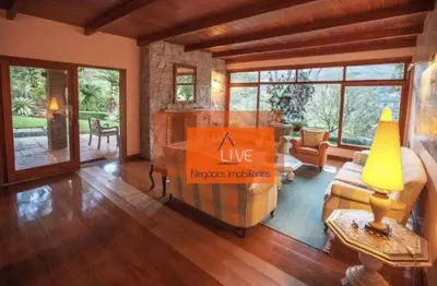 Casa com 4 dormitórios à venda, 220 m² por r$ 2.400.000,00 - parque do imbui - teresópolis/rj