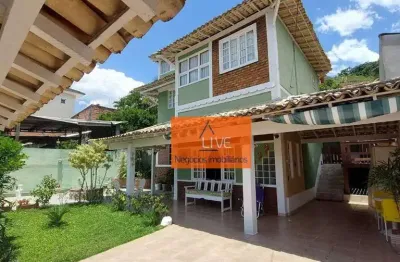 Live vende - casa com 3 dormitórios à venda, 201 m² por r$ 780.000 - badu - niterói/rj