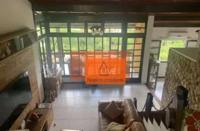 Live vende: excelente casa com 4 quartos, piscina, área gourmet, 446 m² por r$ 2.300.000 - camboinhas - niterói/rj