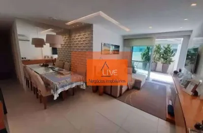 Live vende: linda cobertura com 3 quartos, suíte, 2 vagas, 142 m² por r$ 1.260.000 - são francisco - niterói/rj