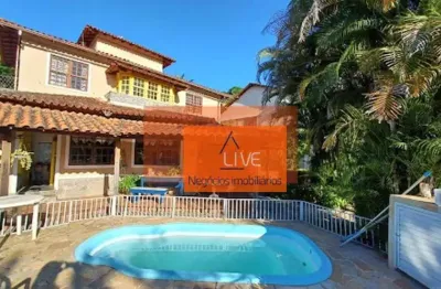 Pendotiba casa com 4 dormitórios à venda, 150 m² por r$ 890.000 - badu - niterói/rj