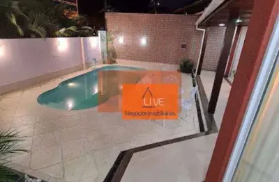 Live vende: excelente casa com 3 quartos, suíte master, piscina, área gourmet, 215 m² por r$ 930.000 - maria paula - niterói/rj