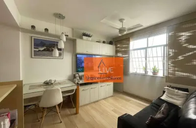 Live vende: ótimo apartamento com 1 quarto, reformado, 58 m² por r$ 400.000 - icaraí - niterói/rj