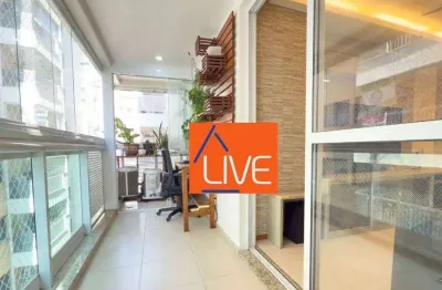 Live vende: ótimo apartamento com 2 quartos, suíte, varanda, vaga, lazer, 74 m² por r$ 830.000 - icaraí - niterói/rj