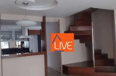 Live vende apartamento duplex alto padrão impecável, 3 quartos, 3 suítes, 2 vagas, bairro nobre de jardim icaraí.