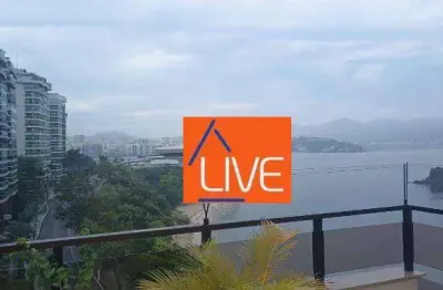 Live vende: belíssimo apartamento com 5 quartos, 3 suítes e 3 vagas de garagem - boa viagem - niterói/rj