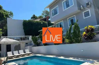 Live vende: excelente casa com 3 dormitórios, 3 suítes, lazer completo com 400 m² por r$ 1.500.000 - vila progresso - niterói/rj
