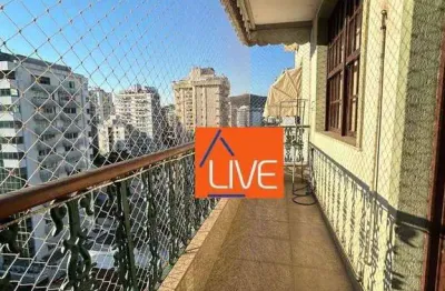Live vende: apartamento com 3 quartos à venda, vaga e varanda com 120 m² por r$ 800.000 - icaraí - niterói/rj