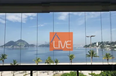 Live vende: lindo loft com 1 quarto, varanda, vaga, vista mar,  50 m² por r$ 720.000 - são francisco - niterói/rj