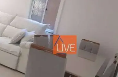 Live vende: excelente apartamento, 2 quartos, vista indevassável,2 vaga. 65m²