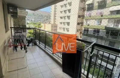 Live vende: ótimo apartamento com 2 quartos, suíte, varanda, vaga e lazer, 87 m² por r$ 690.000 - vital brasil - niterói/rj