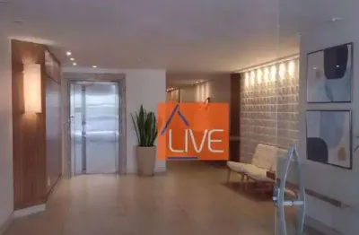 Live vende: excelente apartamento de 2 quartos, 2 vagas, 75m² , varanda, excelente localização.