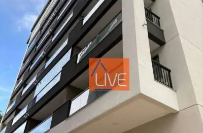 Live vende: apartamento studio com 1 quarto, vaga, varanda gourmet, 49 m² por r$ 670.000 - ingá - niterói/rj