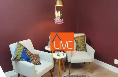 Live vende: linda sala com 36 m² por r$ 395.000 - icaraí - niterói/rj