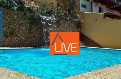 Live vende: casa com 5 quartos, 2 suítes, 350 m² por r$ 1.799.000 - camboinhas - niterói/rj