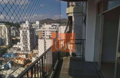 Live vende : apartamento com 2 quartos, sendo 1  suíte , varanda , 2 banheiros ,95 m² por r$ 670.000 - icaraí - niterói/rj