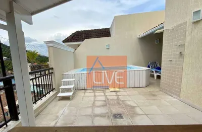 Cobertura com 4 dormitórios à venda, 220 m² por r$ 1.499.000,00 - itaipu - niterói/rj