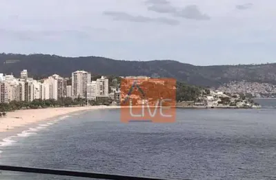 Live vende.  privilegiado e exclusivo apartamento luxuoso 3 quartos, 3 suítes, 140,29 na praia de icaraí