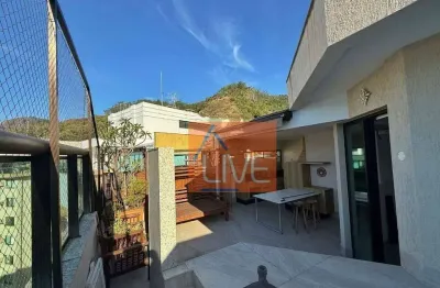 Live vende : cobertura vista mar com 2 varandas ,3 quartos com 2 suítes , 3 banheiros ,2 vagas , 178 m² por r$ 1.690.000 - charitas - niterói/rj