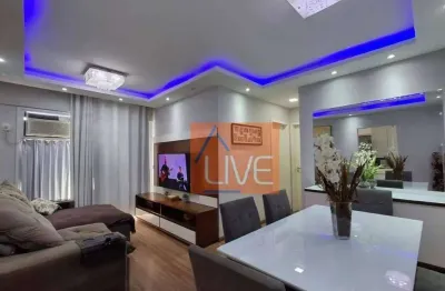 Live vende: lindo apartamento com 2 quartos, vaga, lazer completo, 60 m² por r$ 570.000 - centro - niterói/rj