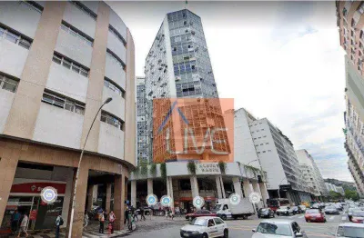 Live vende: ótima sala à venda, 2 salas em uma, banheiro, andar alto , 45 m² por r$ 250.000 - centro - niterói/rj