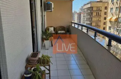 Live vende: excelente apartamento  3 quartos, suíte, varanda, 121 m² por r$ 950.000 - icaraí - niterói/rj