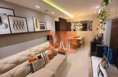 Live vende: lindo apartamento com 2 quartos, suíte, vaga, lazer, 72 m² por r$ 650.000 - icaraí - niterói/rj