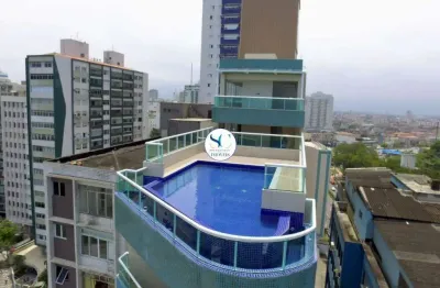 Apartamento no residencial heloísa 2 dormitórios frente mar no bairro do itararé em são vicente