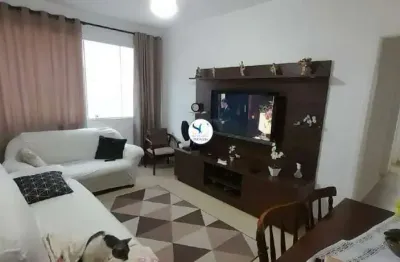 Apartamento à venda, 2 quartos, 1 vaga, vila mathias - santos/sp