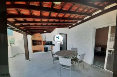 Cobertura à venda, 3 quartos, 1 suíte, 1 vaga, parque enseada - guarujá/sp