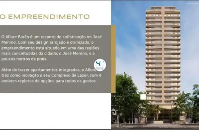 Apartamento com 2 quartos à venda na Avenida Barão de Penedo, José Menino, Santos
