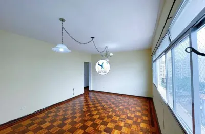 Apartamento para venda, uma quadra da praia no embaré- santos/sp