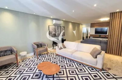 Vende-se apartamento na quadra da praia, vista para o mar, 4 dormitórios, 2 suítes, embaré - santos sp