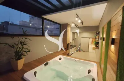 Cobertura com 3 quartos à venda na Avenida Doutor Bernardino de Campos, Pompéia, Santos