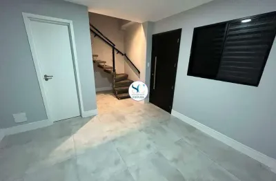 Sobrado à venda, 2 quartos, 2 suítes, 1 vaga, marapé - santos/sp
