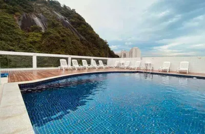 Apartamento à venda com 2 dormitórios com suíte, lazer completo no marapé em santos.