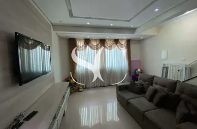 Vende-se sobreposta alta duplex com 03 dormitórios no bairro de bom retiro em santos.